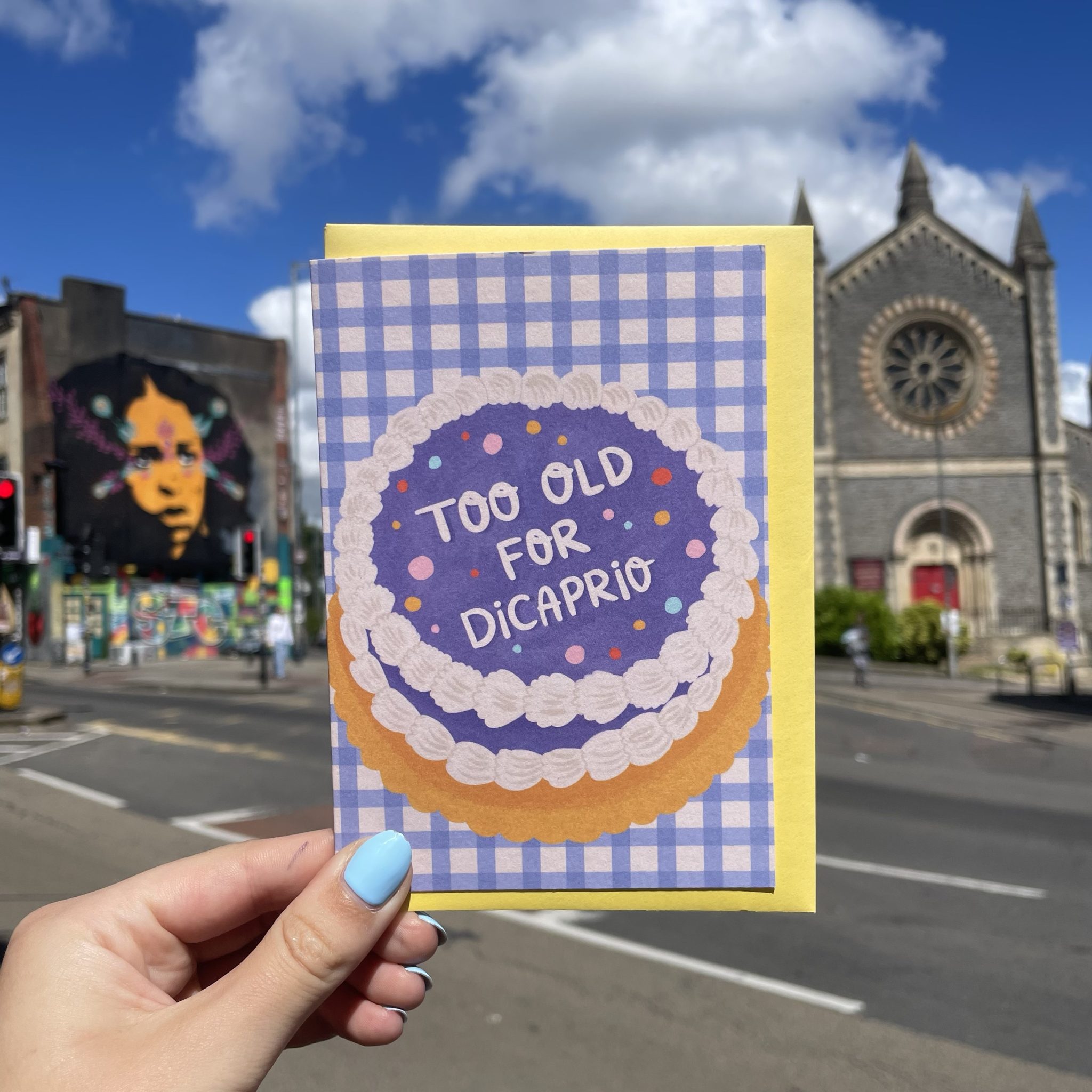 Funny Greeting Card ‘Too Old For Dicaprio’ From Tikkled Pink