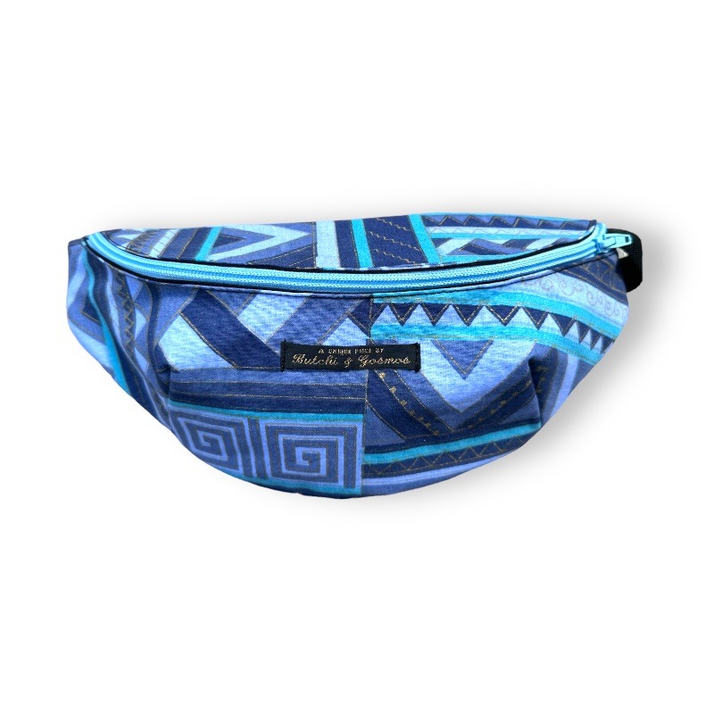 ‘Neptune’ Blue Handmade Bumbag