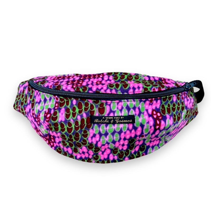 ‘Elektra’ Fleece Handmade Bumbag