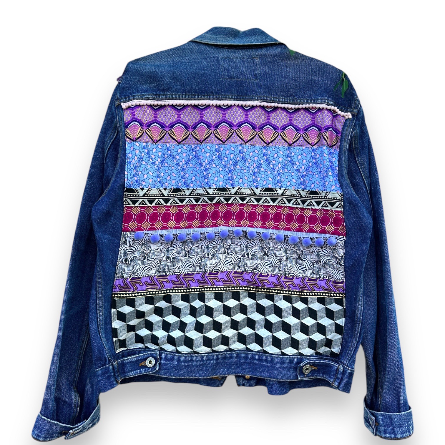 Embellished sleeveless Denim Jacket – Alanis