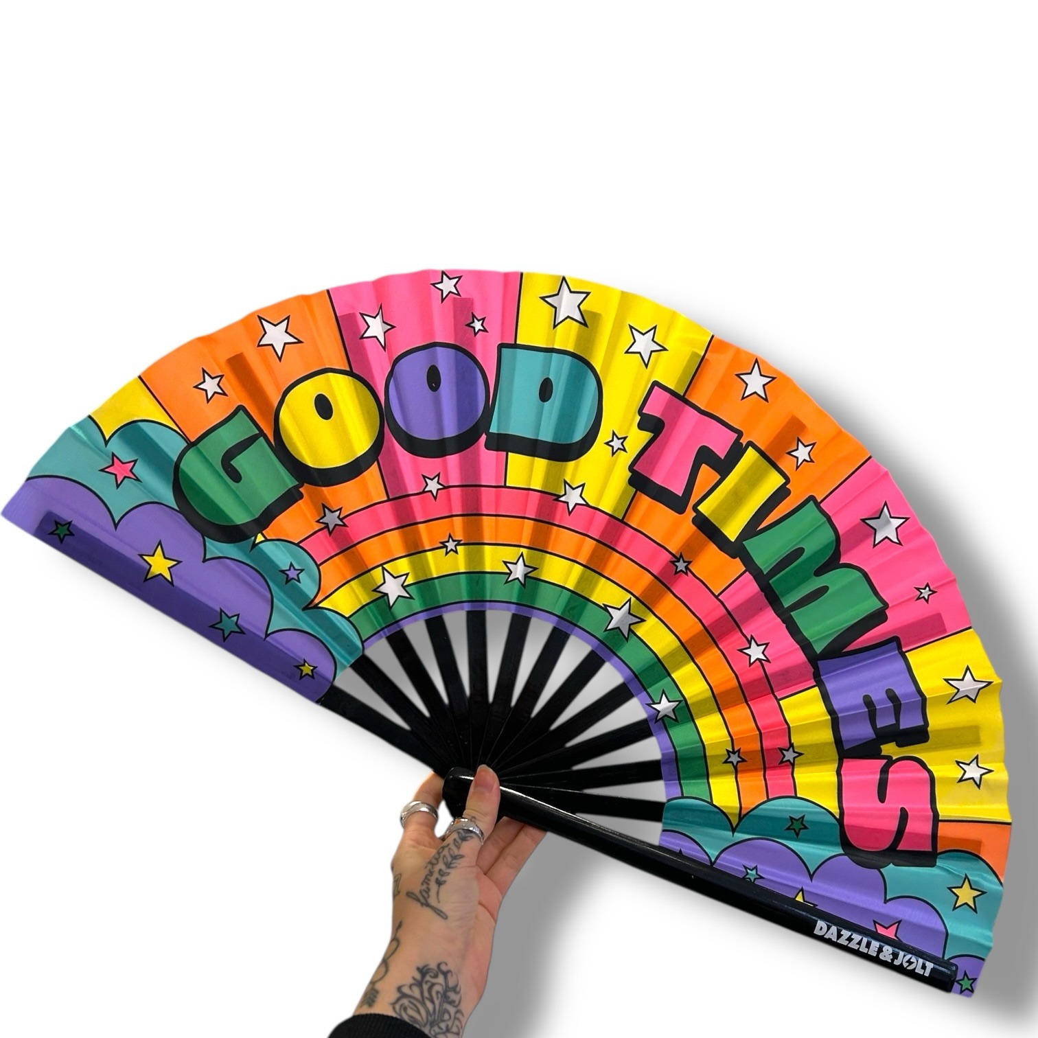 Good Times Hand Fan