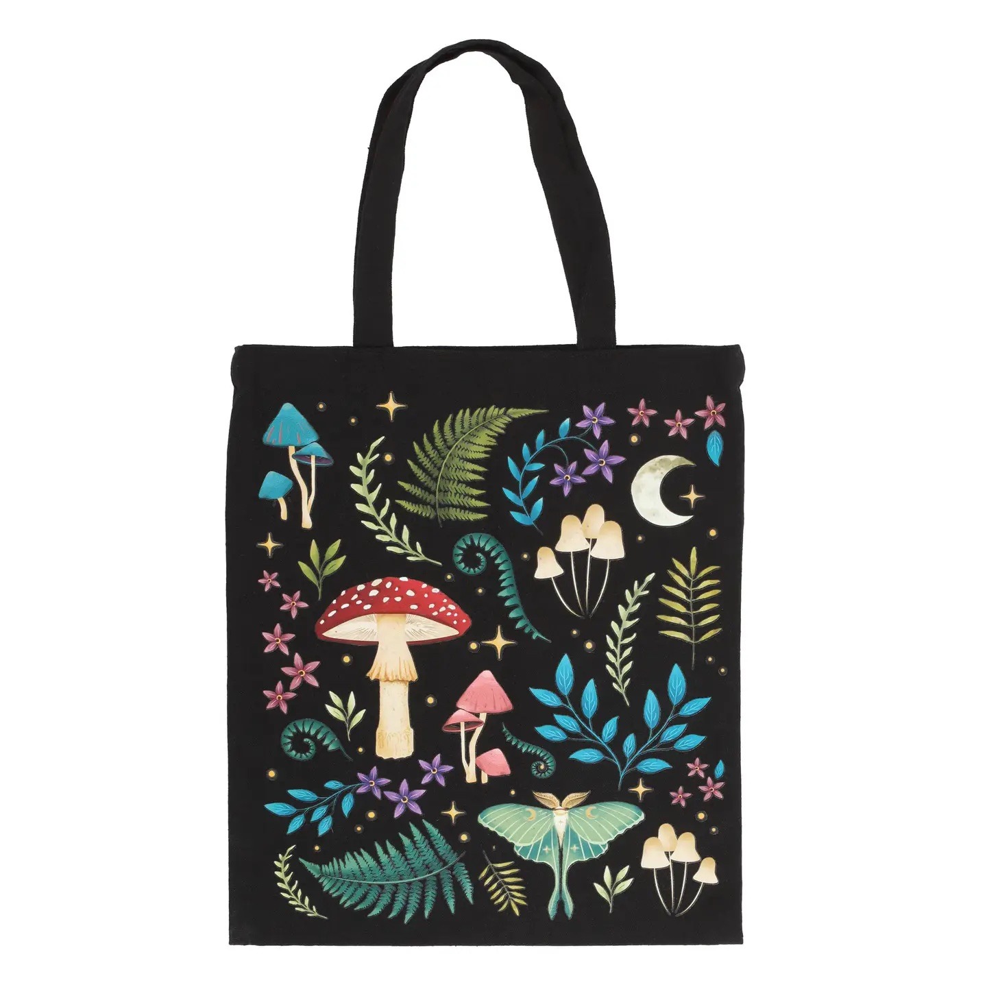 Mushroom fungi woodland tote bag