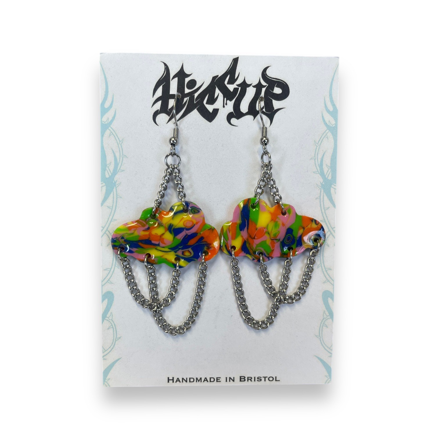 Rainbow Cloud Earrings