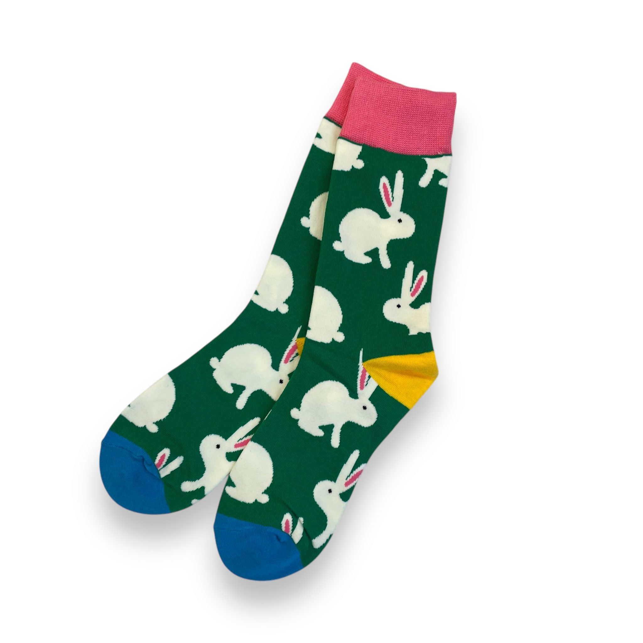 Green Bunny Socks