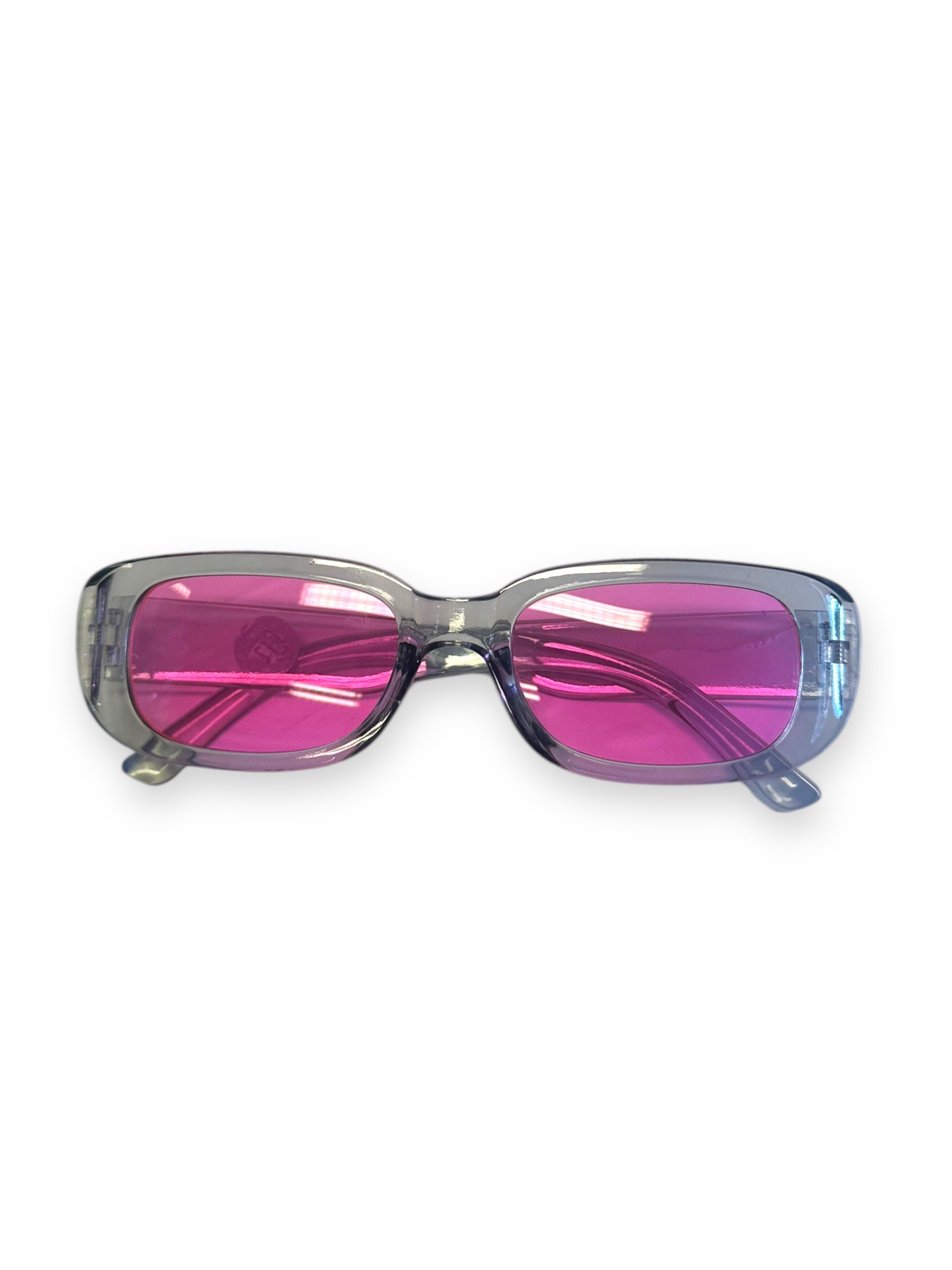 Sunglasses –  White and Pink Slim