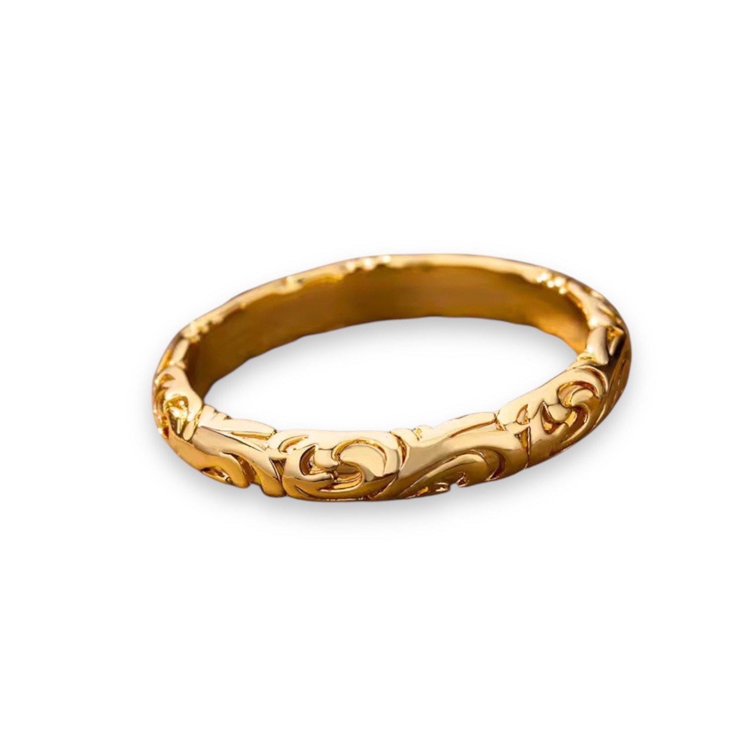 Gold Swirl Ring