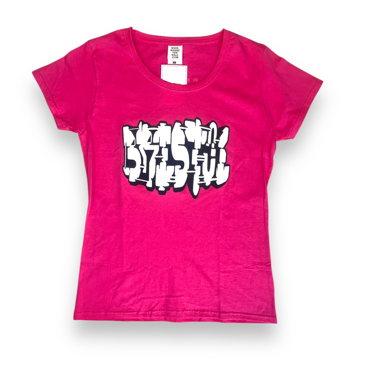 Bristol Graffiti Logo T-Shirt in Pink