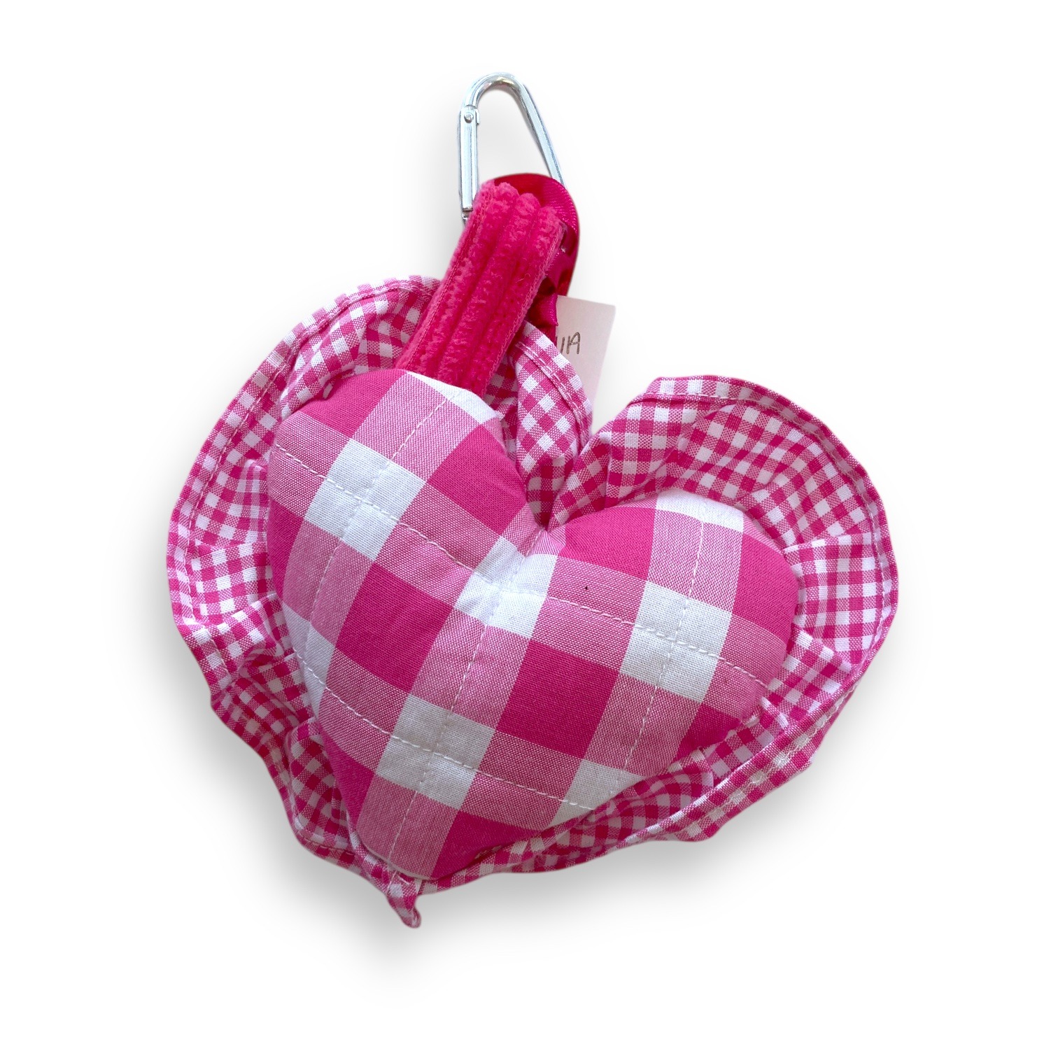 Plush Heart Bag Charm / Keyring