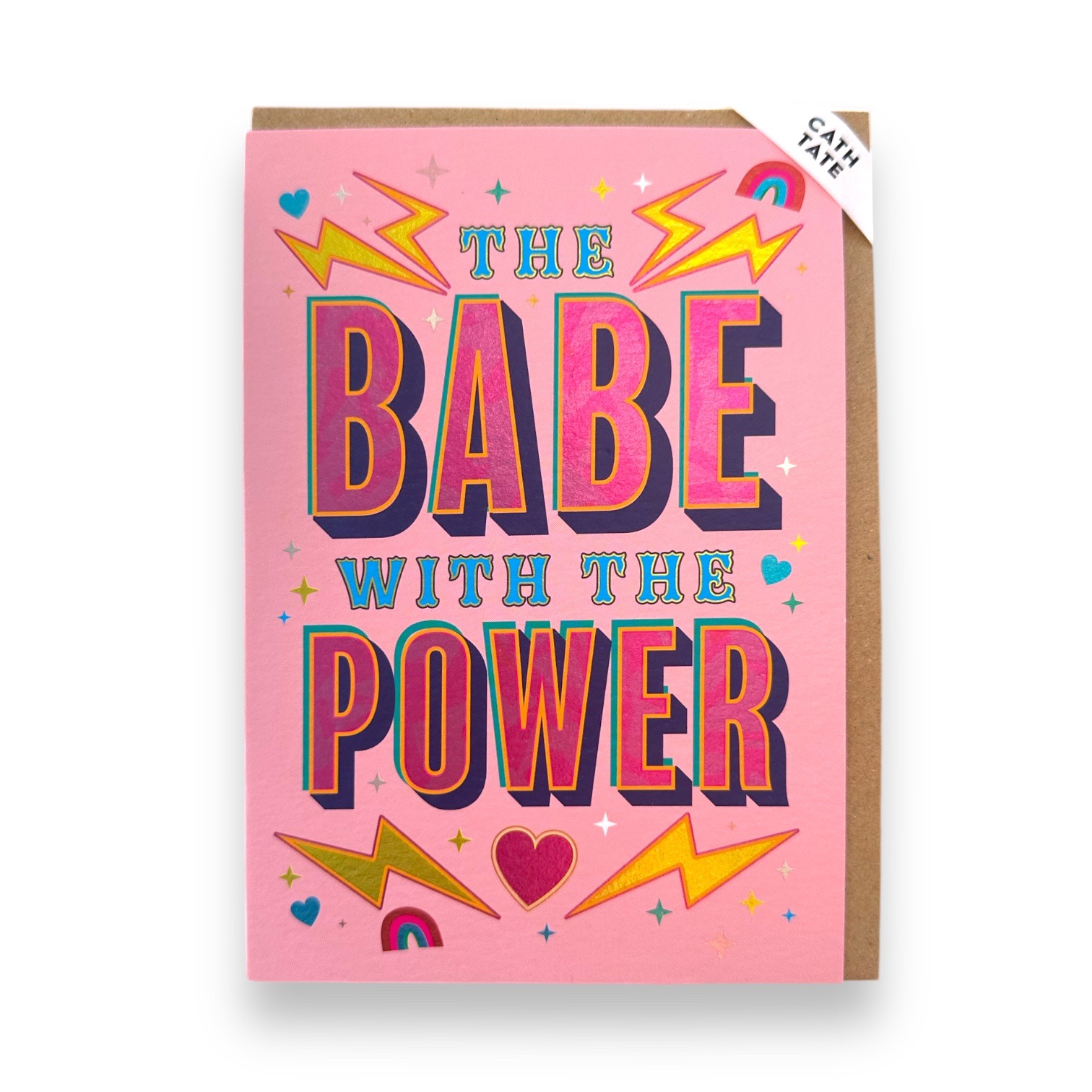‘The Babe With The Power’ Greetings Card