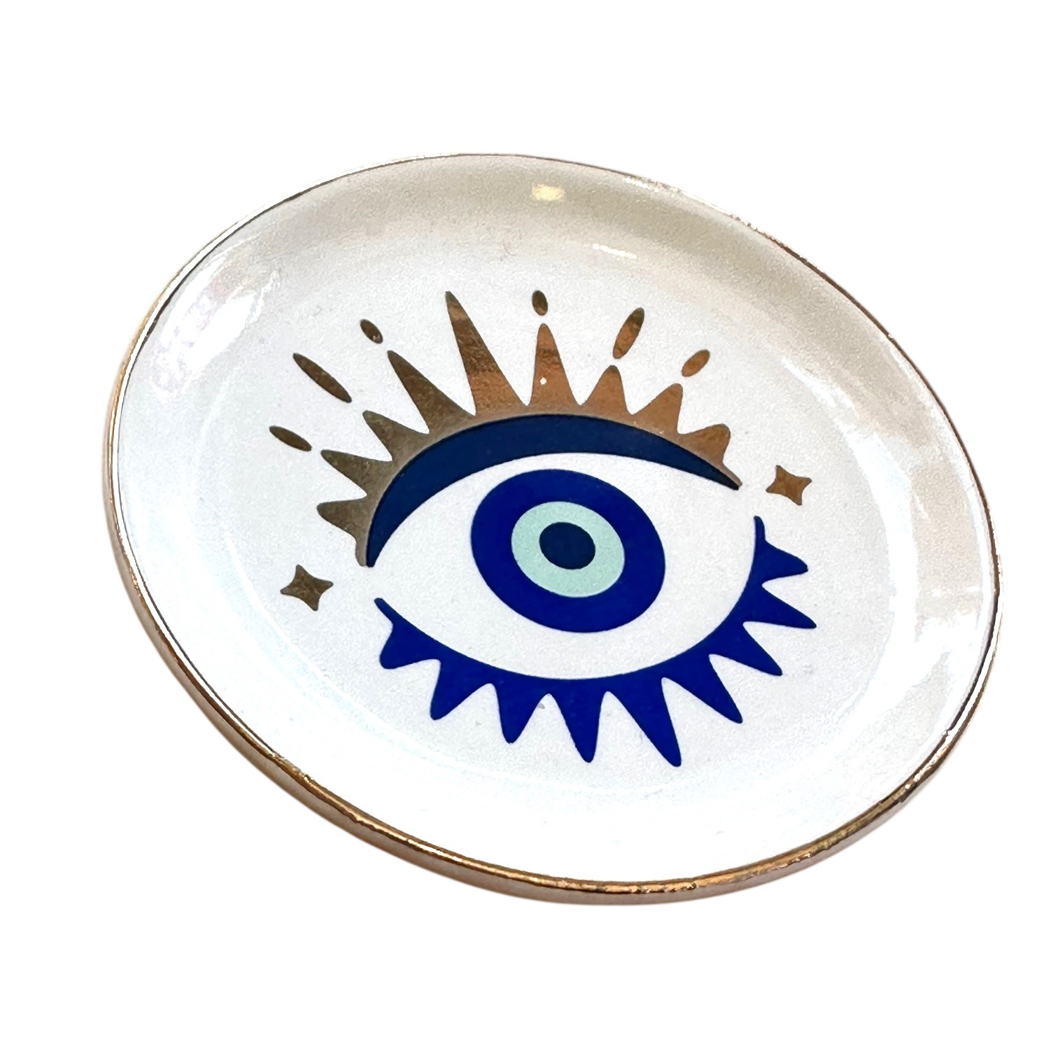 All seeing eye gilded Trinket Dish