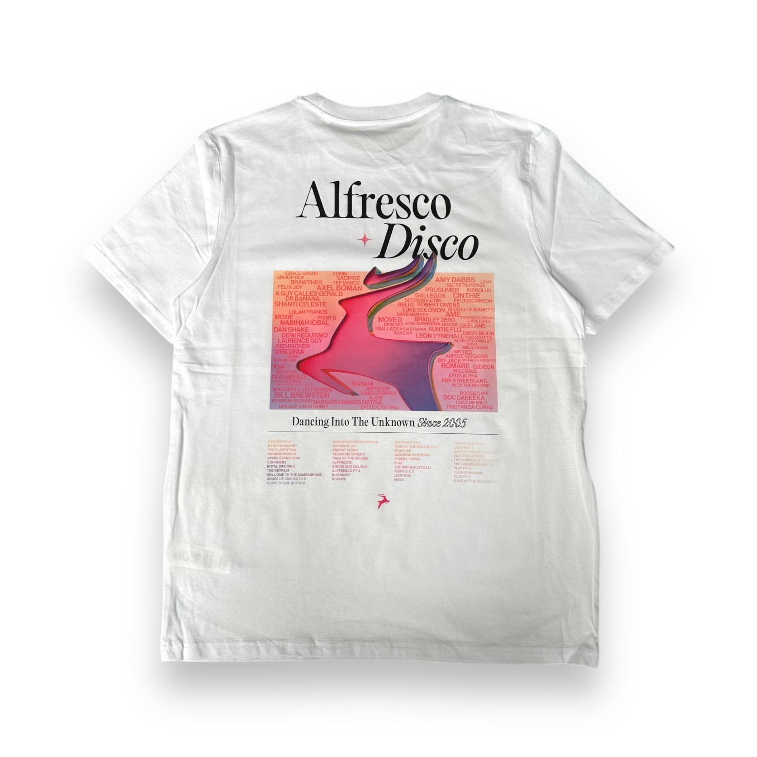 20th Anniversary Stag t-shirt in white