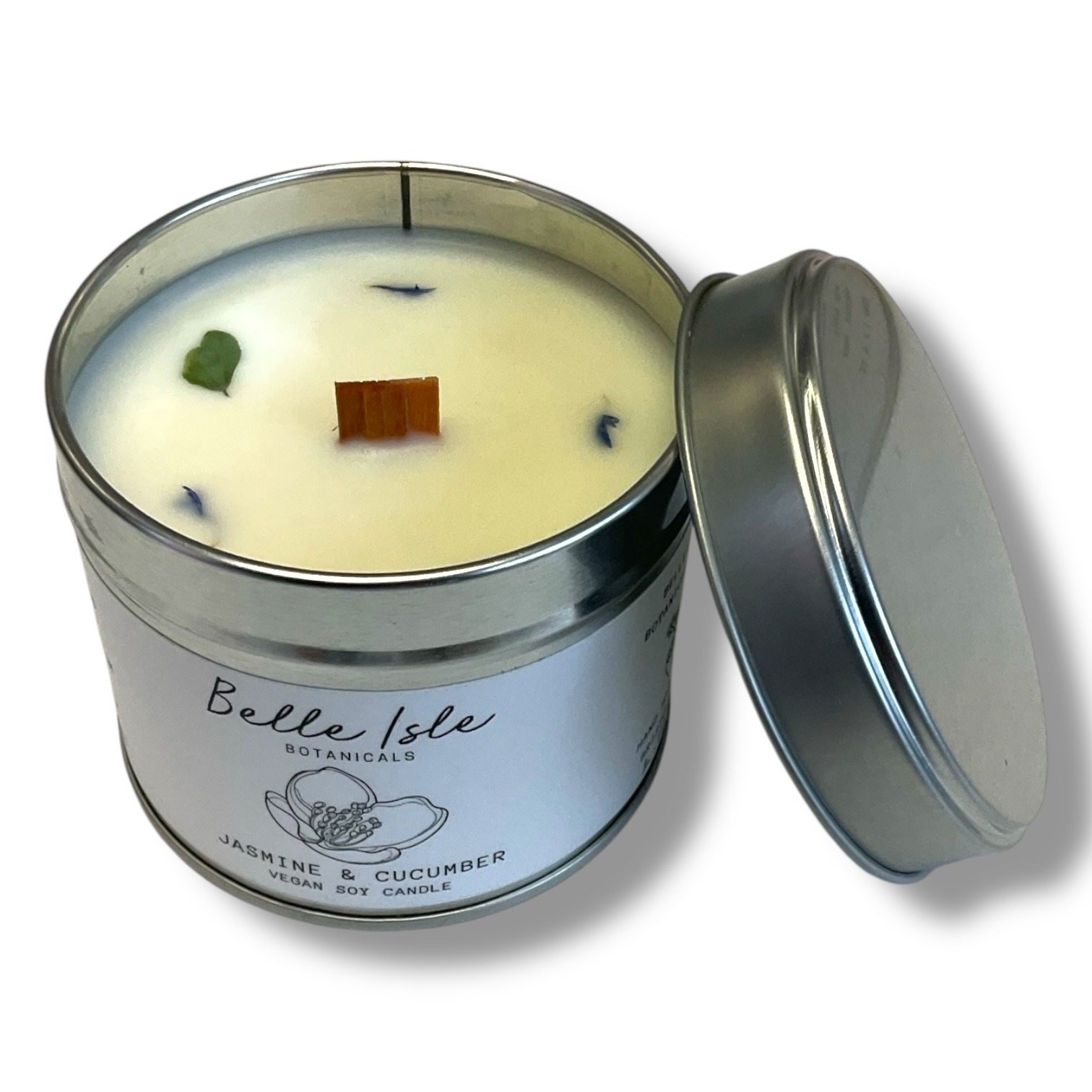Jasmine and Cucumber Vegan Soy Candle