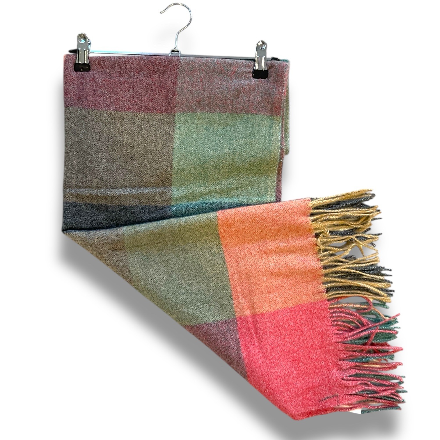 Large Patchwork Multi-toned Scarf
