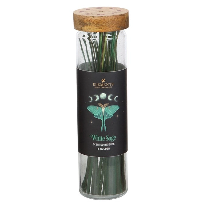 White Sage Incense and Holder