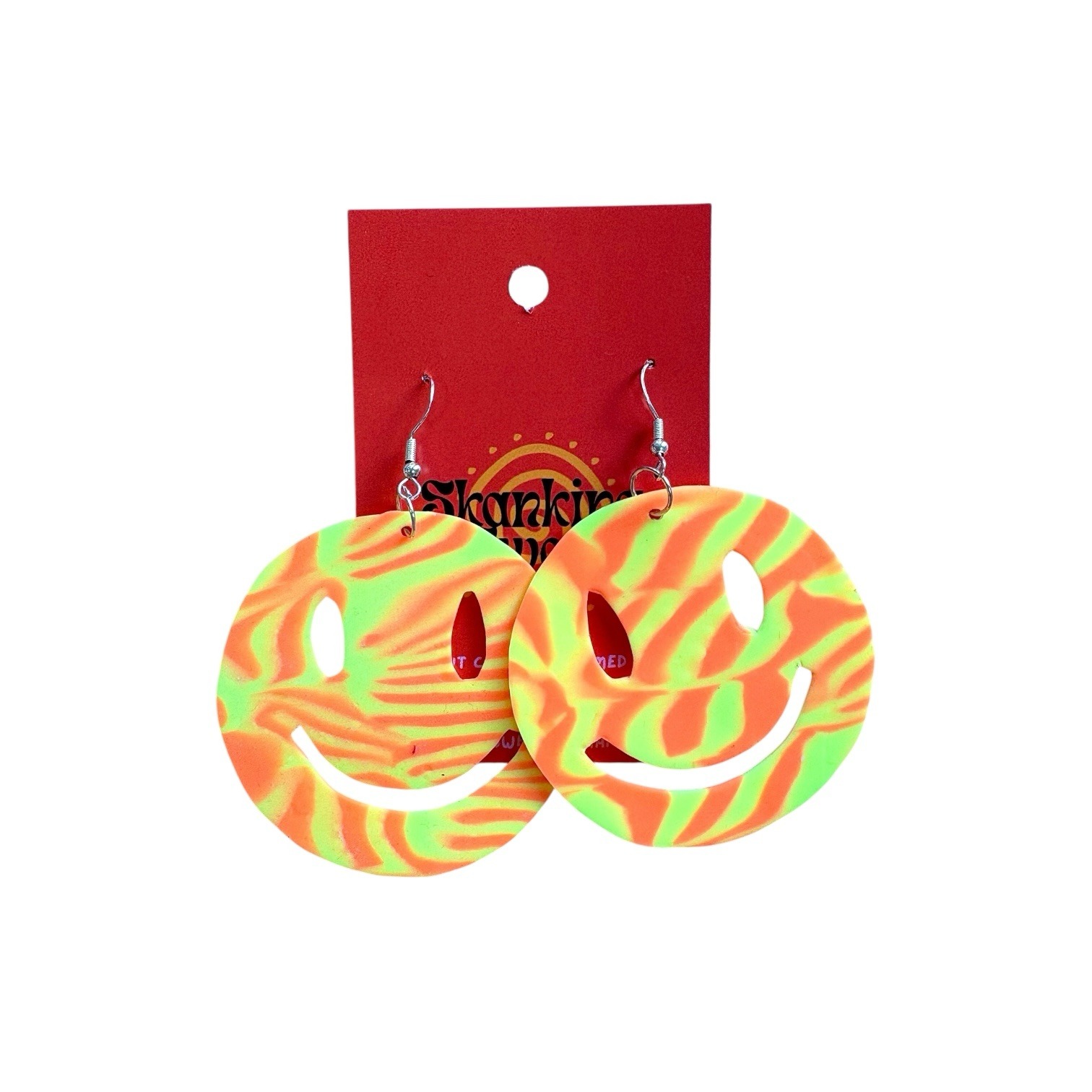 UV Happy Earrings Yellow and Orange
