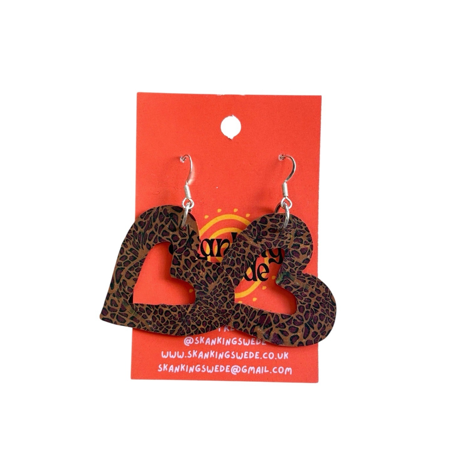 Leopard Print Hearts Skanking Swede