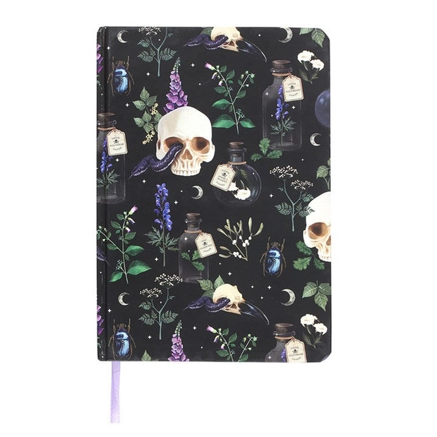 Gothic Vines and Skull Notebook