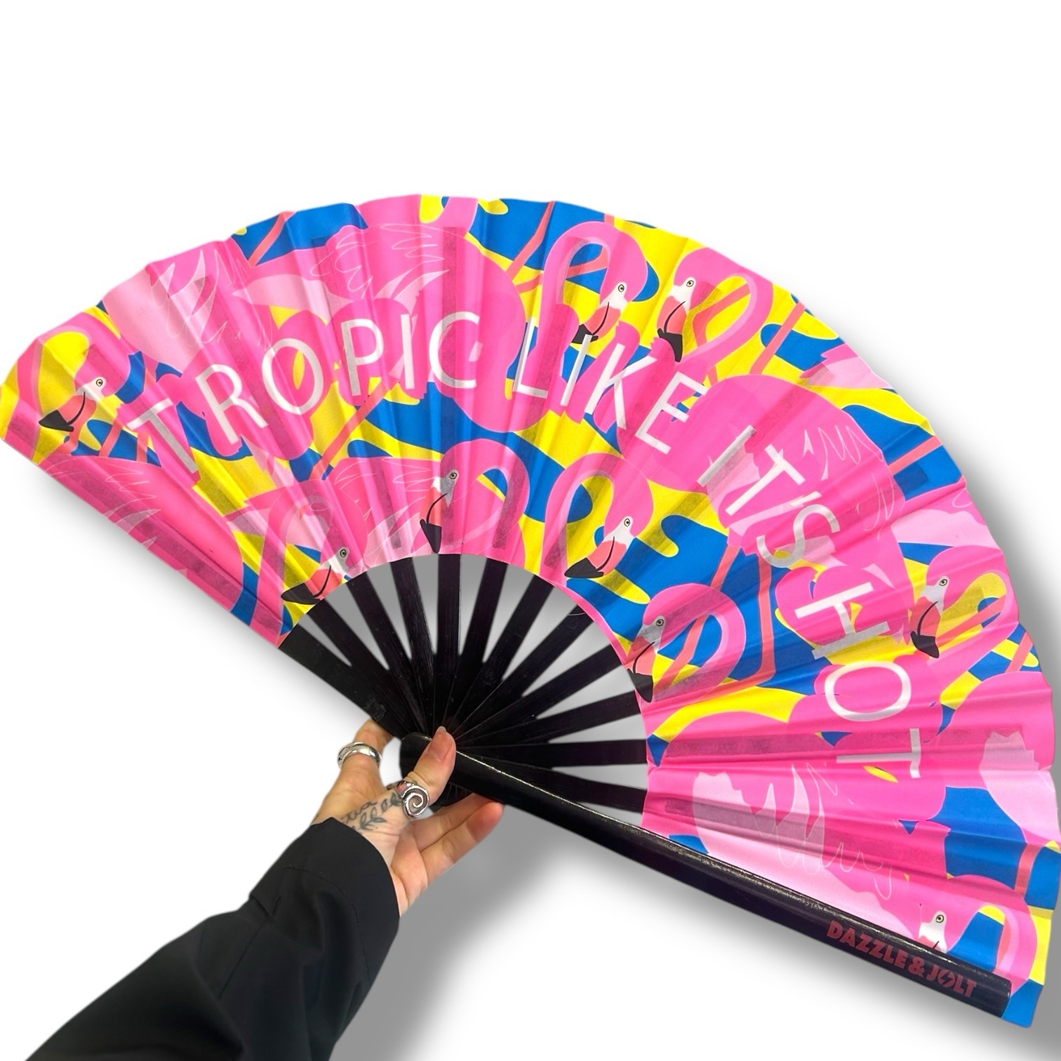 Tropic Like It’s Hot Hand Fan
