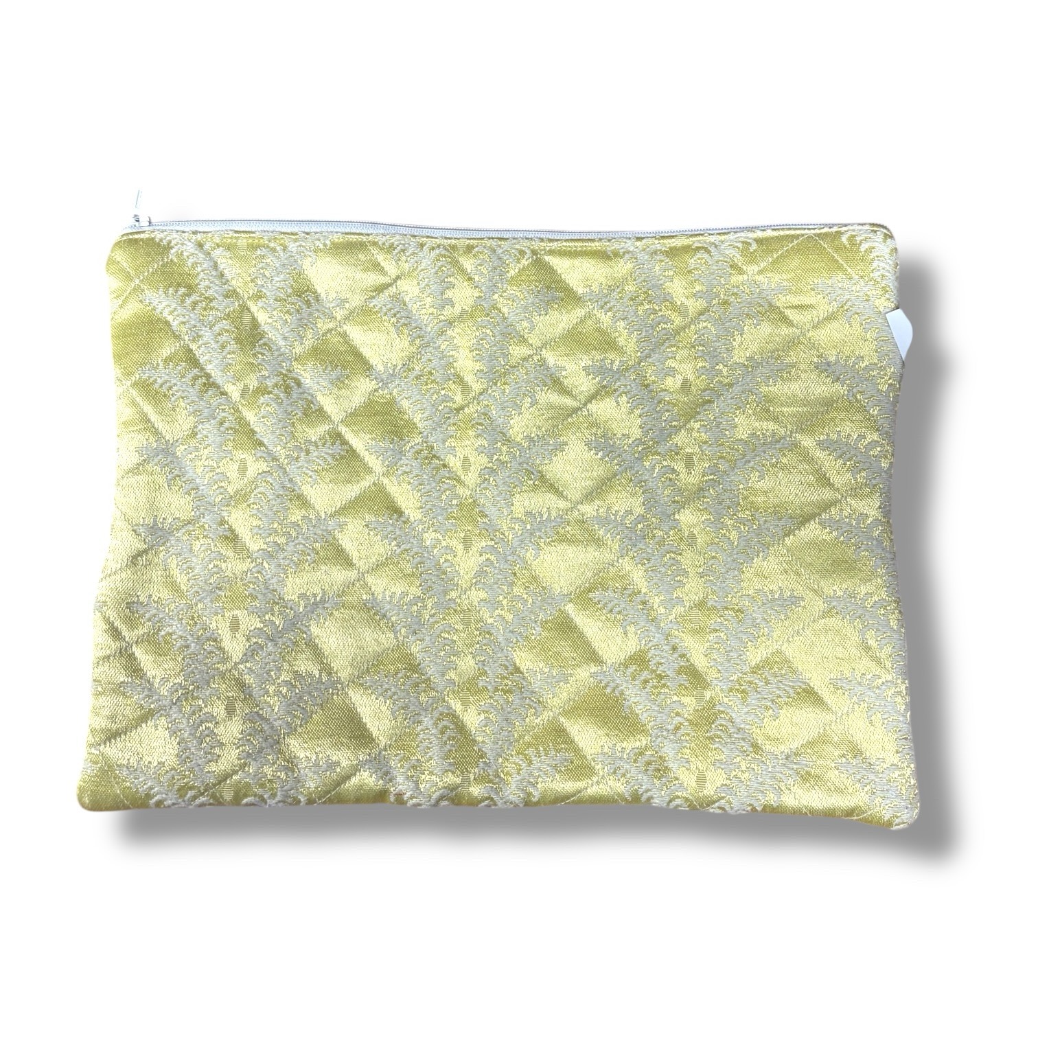 Small Yellow Satin Laptop Case