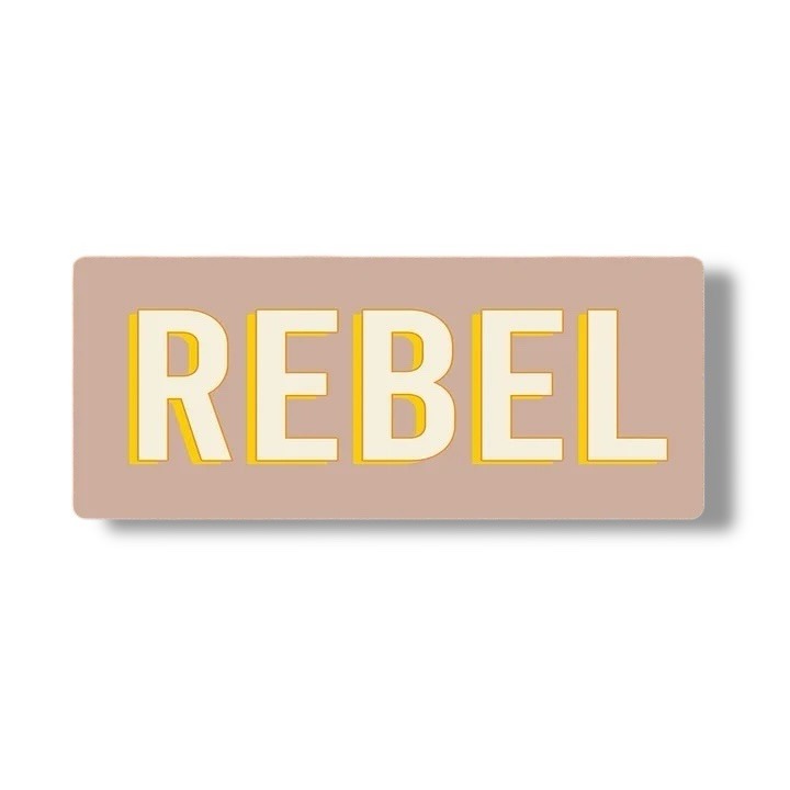 Rebel Metal Sign
