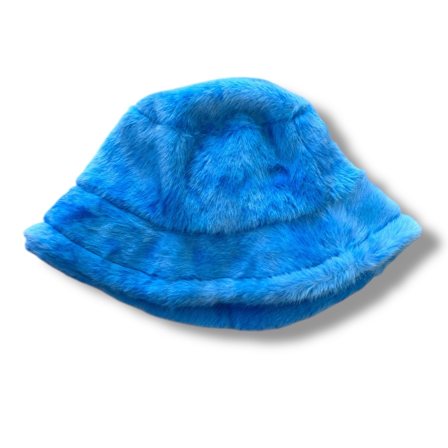 Sky Blue Fluffy Bucket Hat